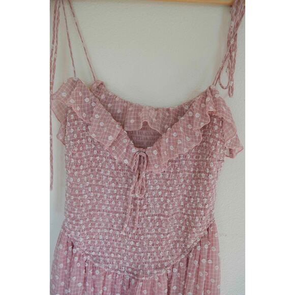 For Love & Lemons Maxine Midi Dress Large - Picture 5 of 8